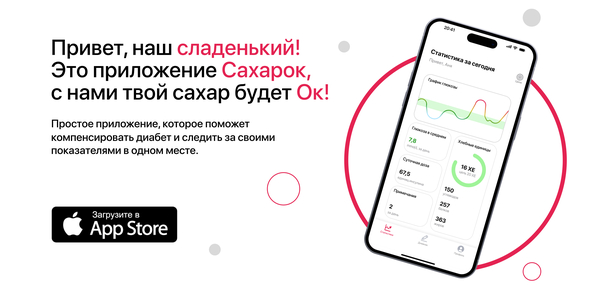 Приложение для диабетиков «Сахарок»