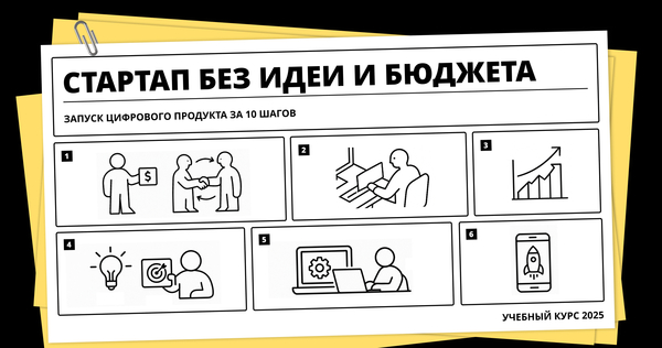 Стартап без идеи и&nbsp;бюджета
