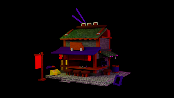 Моделирование уличного киоска в Autodesk Maya