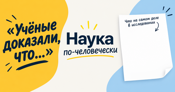Наука по-человечески 