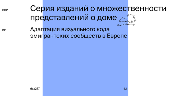 Серия изданий о множественности представлений о доме