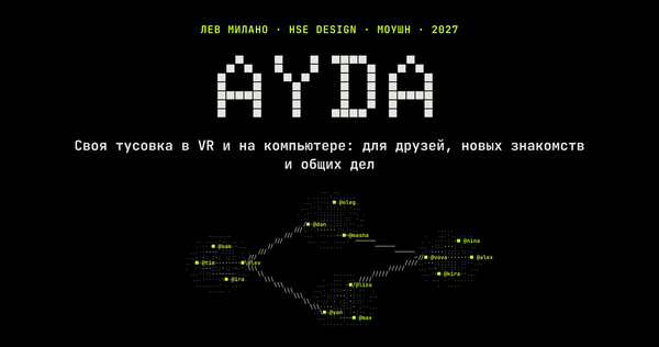 AYDA – социальное VR-пространство
