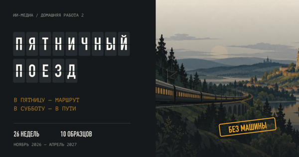 Пятничный поезд&nbsp;— выходные на&nbsp;полгода