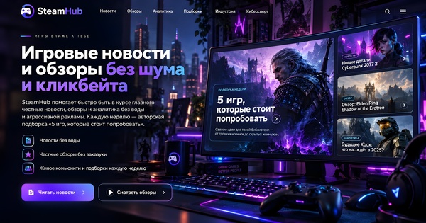 SteamHub: Контент-план SteamHub: Контент-план