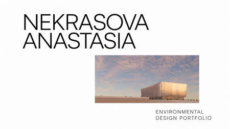 ENVIRONMENTAL DESIGN PORTFOLIO 2026