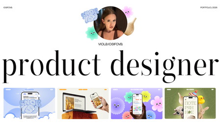 PORTFOLIO Product Designer