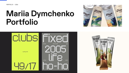 Mariia Dymchenko | Portfolio