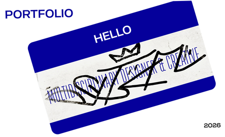 Portfolio multidisciplinary designer & creative