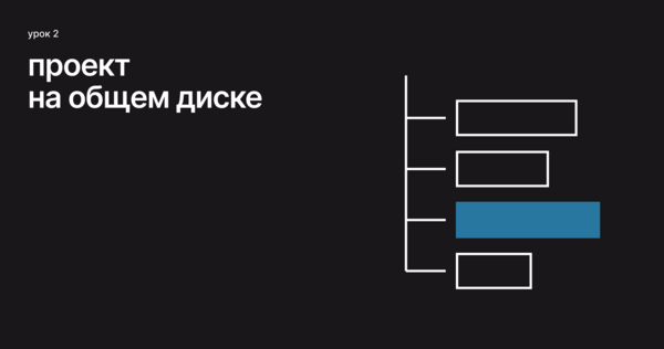 Урок&nbsp;2. Проект на&nbsp;общем диске