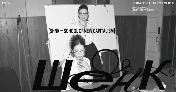 SHNK curatorial portfolio SHNK curatorial portfolio