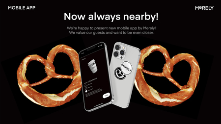 Landing page for MERELY App