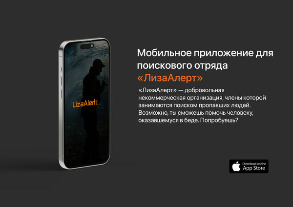Приложение для поискового отряда «ЛизаАлерт»