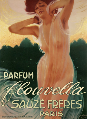Плакаты парфюма конца XIX - начала ХХ вв. 