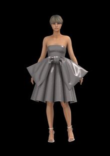 SOBOLEV / bow dress / masterpiece CLO 3D SOBOLEV / bow dress / masterpiece CLO 3D