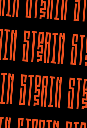 Моноширинный шрифт STRAIN