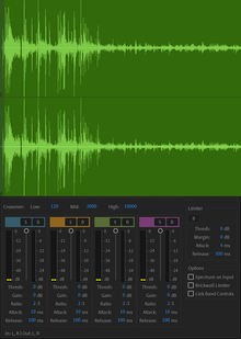 Premier Pro
Урок: Настройка Multiband Compressor