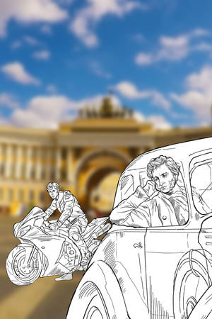 Иллюстрации для МФЦ на Невском