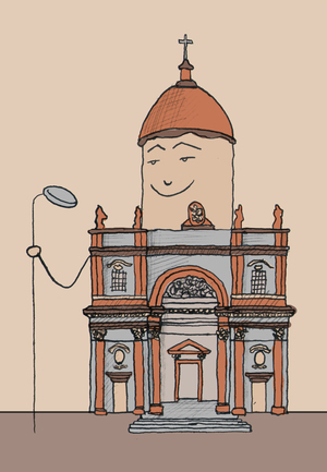 Оформление пространства МФЦ на тему "Невский проспект"