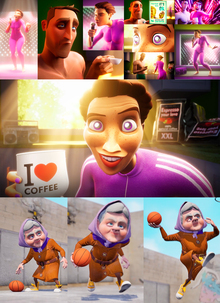 3D-animation, student reel 2022/24