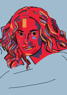 Angels have curly hair