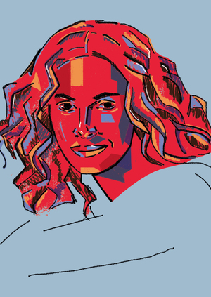 Angels have curly hair