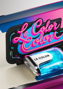 LE COLOR: выставочное пространство в стилистике ретрофутуризма LE COLOR: выставочное пространство в стилистике ретрофутуризма
