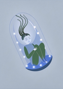 Волосы персонажей в движке и подключение простой физики