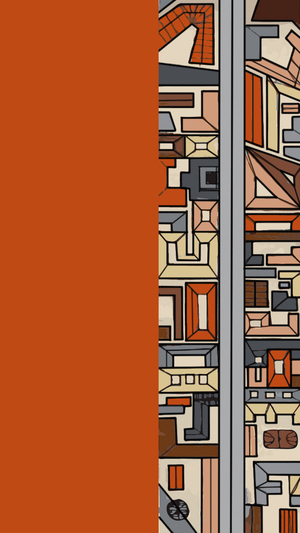 Дизайн-проект иллюстрации для входной группы МФЦ на Невском