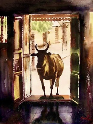 A NEXT-DOOR INDIAN COW