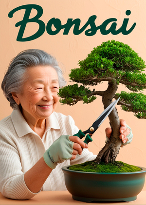 Упаковка эко-френдли инвентаря для комнатных растений глазами AI