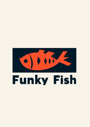 AI-айдентика для кофейни Funky Fish