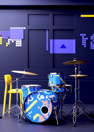 Музыкальное пространство «Wemusic» глазами ИИ