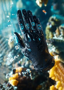 Ребрендинг магазина дайверского снаряжения «Ocean Rizz» с&nbsp;помощью ИИ