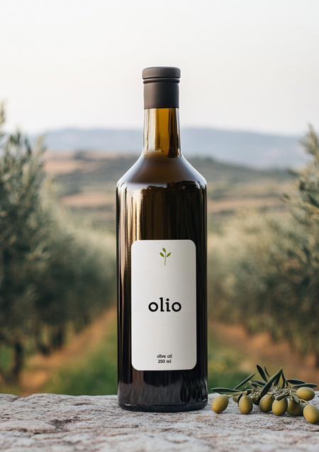 Бренд оливкового масла OLIO глазами AI