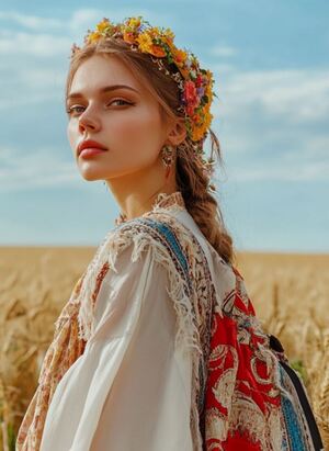 Новая коллекция SLAVIC STYLE созданной с помощью нейросетей.