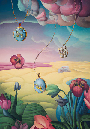 Бренд украшений Surrealisme Dalí глазами AI