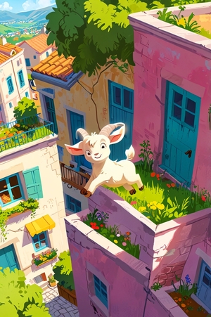 Goat Parkour by AI