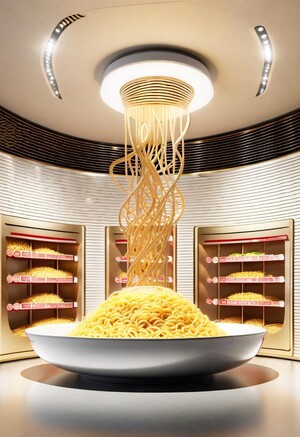 Музей лапши быстрого приготовления "OH MY NOODLE!" глазами AI