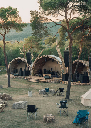 "Природник" бренд музыкального фестиваля на природе глазами AI