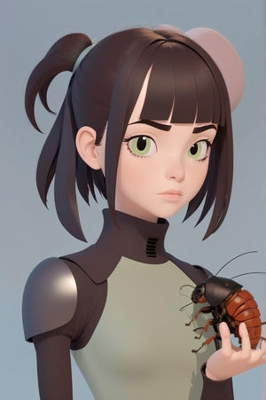 A symbiosis of a robot and a cockroach