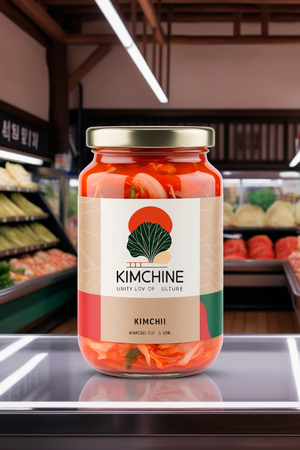 Бренд кимчи "KIMCHINE" глазами AI 
