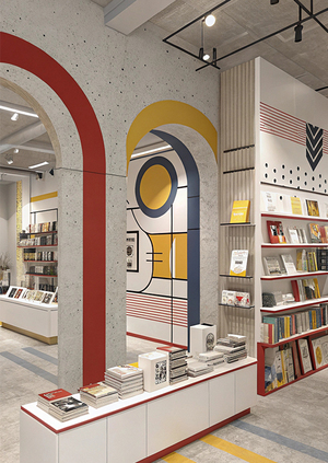 Магазин при выставочном пространстве «Звукопись» глазами нейросети