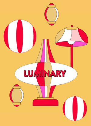 Бренд необычных светильников Luminary глазами ИИ 