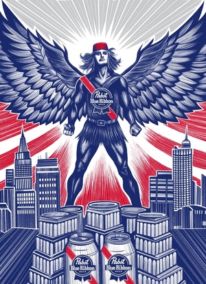 "Wings of Freedom" Pabst Blue Ribbon
