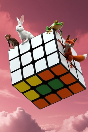animal cube