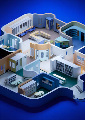 Дизайн-проект интерьера учебного кластера