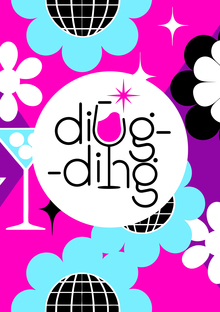 Айдентика женского бара «Ding-Ding»