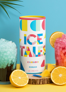 Ребрендинг бренда какигори Ice Tales с помощью ИИ Ребрендинг бренда какигори Ice Tales с помощью ИИ