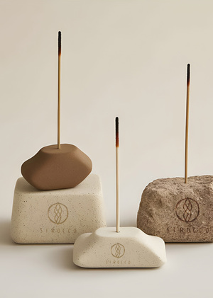 Парфюмерия для дома "SIROCCO". Создание брендинга с помощью ИИ
