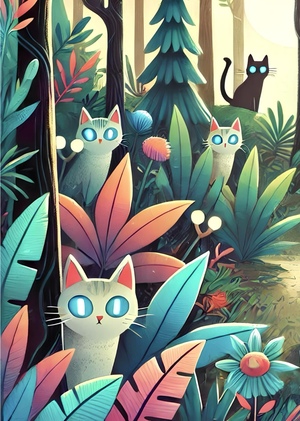 Белая полоса черного кота